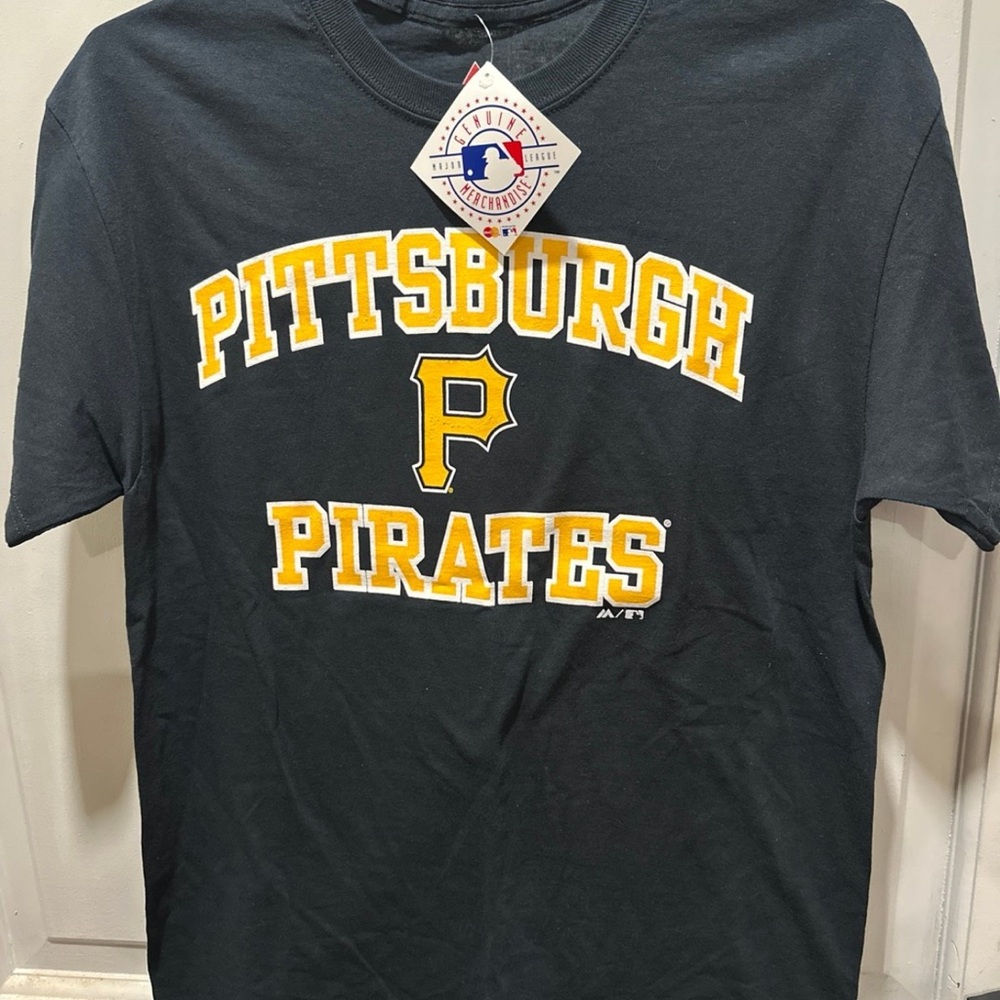 Majestic Pittsburgh Pirates Black Tee